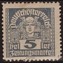 Austria 1920 Numeros 5 H Grey Scott P31. Austria p31. Subida por susofe